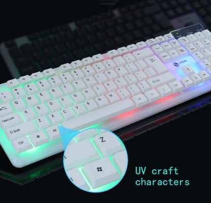 High-performance wired keyboard and mouse for office and home use