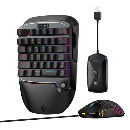 USB keyboard and mouse plug-and-play combo for PC setup