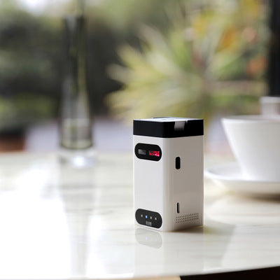 Mini wireless keyboard with laser projection for smartphones and tablets