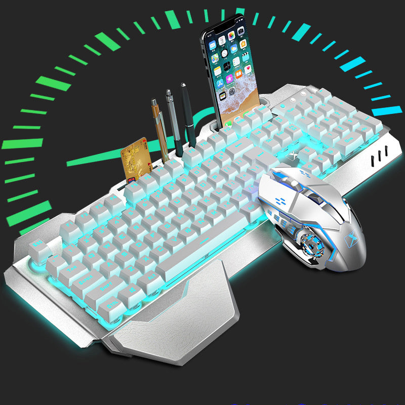 Quiet wireless keyboard and precision mouse with long battery life