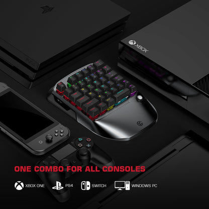 Full-size keyboard and wireless mouse combo for productivity