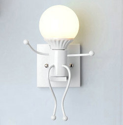 Minimalist lamp for nightstand or end table, perfect for bedroom and living space