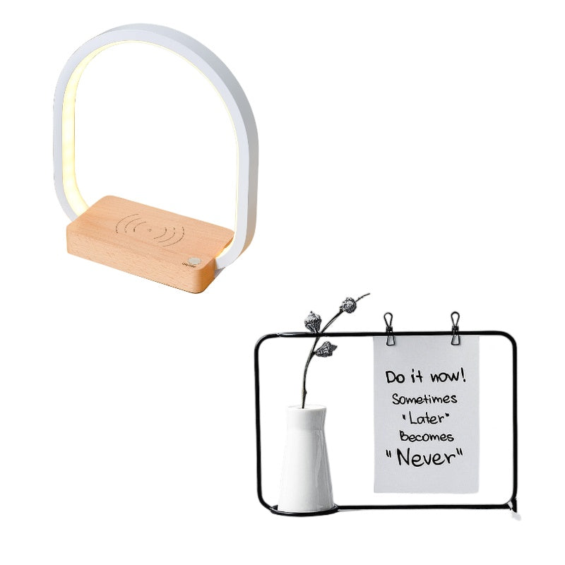 Modern multifunctional desk lamp for bedroom or office with smart features
