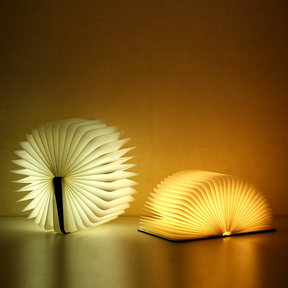 Multi-angle folding LED lamp for nightstands, perfect for bedrooms and dorms