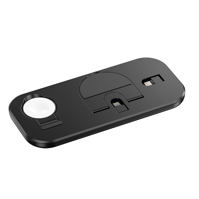 Sleek folding wireless charger for smartphones, ideal for multitasking and charging on the go