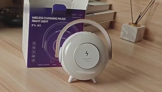Wireless charger Bluetooth speaker for outdoor use, portable and powerful sound
